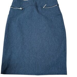 Joe B Charcoal Gray Pencil Skirt Size Small